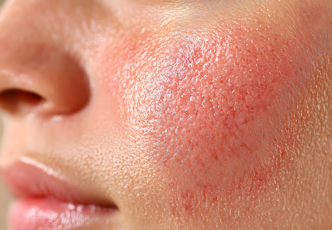 Hautrötungen im Gesicht