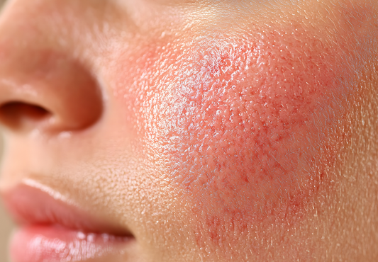 Hautrötungen im Gesicht